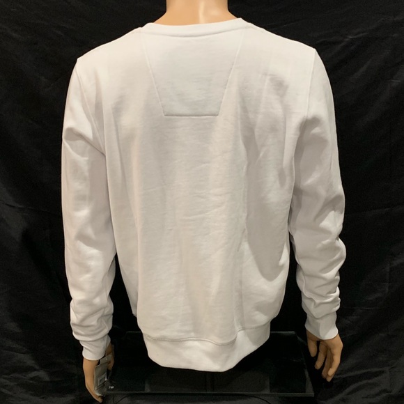 Solid white g-star raw logo sweat shirt - Picture 2 of 3